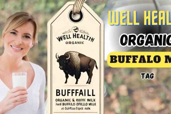 wellhealthorganic buffalo milk tag