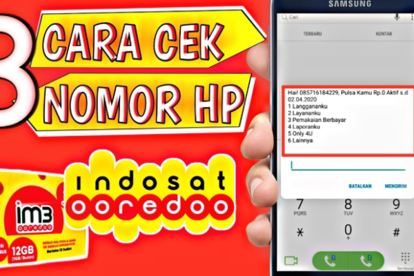 cek nomor indosat​